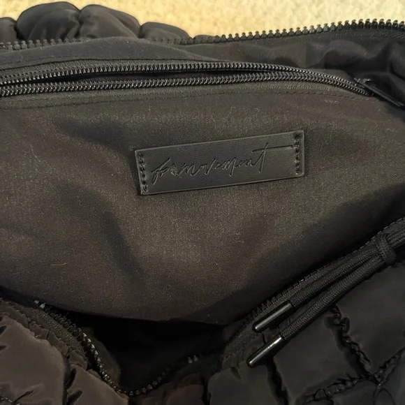 Free People Movement Black Quilted Women's Bag - Picture 3 of 5